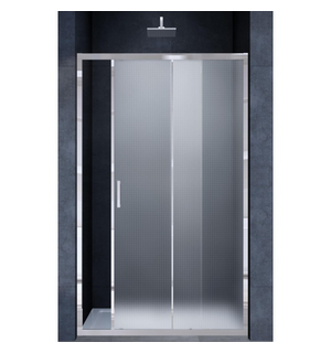 Душевая дверь Alpha VDS-3AL120MT, 1200, хром, стекло текстурное Vincea