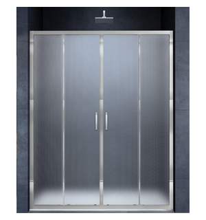 Душевая дверь Alpha VDS-3AL2170MT, 1700, хром, стекло текстурное Vincea