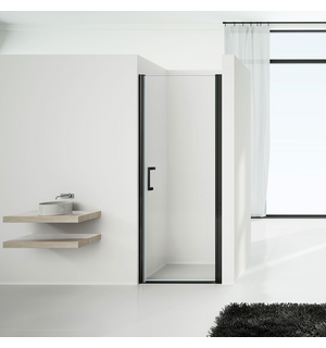Душевая дверь Orta VPP-1O800CLB, 800, черный, стекло прозрачное Vincea