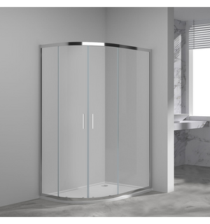 Душевой уголок Garda VSJ-1G129CL, 1200*900, хром, стекло прозрачное Vincea