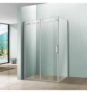 Душевой уголок Como VSR-1C8012CL, 1200*800, хром, стекло прозрачное Vincea
