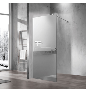 Душевая перегородка Walk-In VSW-1H900MR, 900*2000, хром, стекло зеркальное Vincea