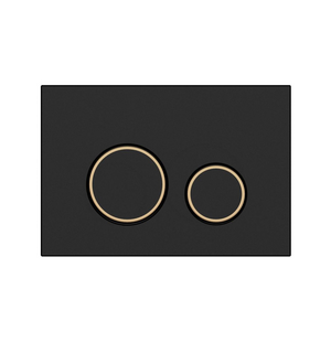Кнопка TWINS для LINK PRO/VECTOR/LINK/HI-TEC пластик черный матовый с рамкой 63534 Cersanit