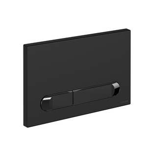 Кнопка ESTETICA для LINK PRO/VECTOR/LINK/HI-TEC пластик черный матовый с рамкой хром 64112 Cersanit