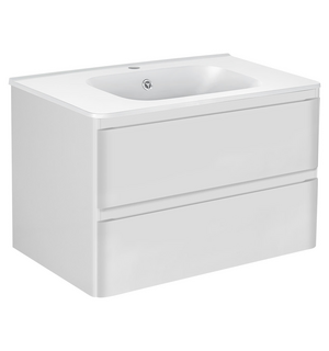 База под раковину Vico 800 подвесная, 2 выкатных ящика soft close, G.White VMC-2V800GW Vincea