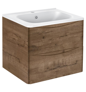 База под раковину Paola 600 подвесная, 2 выкатных ящика soft close, V.Oak VMC-2P600VO Vincea