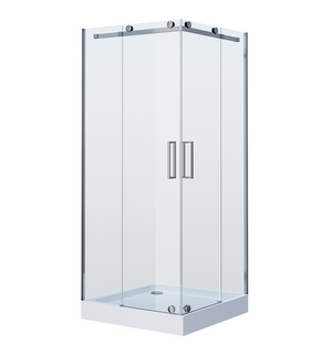Душ.ограждение GR-1100 Cosmo 100*100*190 квадрат, двери раздвижные  GROSSMAN