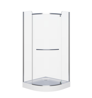 Душ.ограждение GR-7090 Classic 90*90*190 полукруг, дверь распашная  GROSSMAN