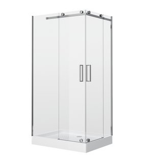 Душ.ограждение GR-1120L Cosmo 120*90*190 прямоугольник, двери раздвижные  GROSSMAN