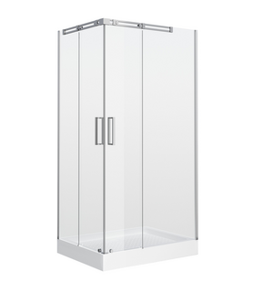 Душ.ограждение GR-3110R Galaxy 110*80*190 прямоугольник, двери раздвижные  GROSSMAN