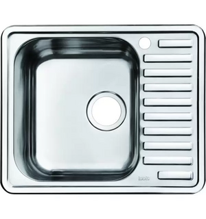 Мойка из нерж стали шелк чаша слева 585*485 Strit S IDDIS STR58SLi77