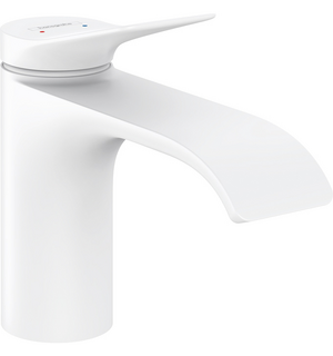 Смеситель для раковины матовый белый Vivenis 80 75010700 HANSGROHE