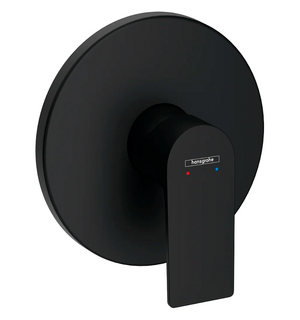 Смеситель для душа (внешняя часть) матовый черный Rebris E 72668670 HANSGROHE