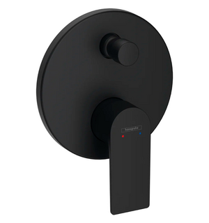Смеситель для ванны  (внешняя часть) матовый черный Rebris E 72468670 HANSGROHE