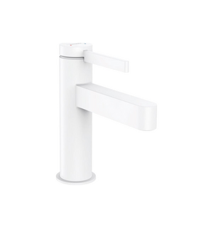 Смеситель для раковины Finoris 110 push open матовый белый 76010700 HANSGROHE