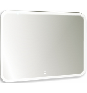 Зеркало  800*600 bluetooth+подогрев+часы внешней настройки+сенсор выкл, Стив New LED-00002377, Azario