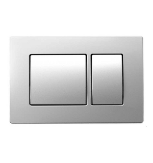 Кнопка смыва хром матовый (квадратная) AZ-8200-0030 Azario