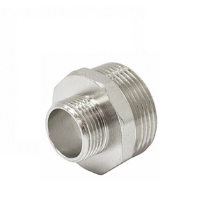 Ниппель 1 1/2" x 1 1/4" никелированный ТТ000013388 STI