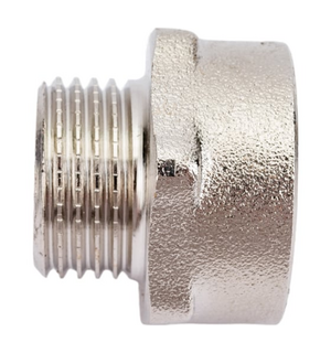 Переходник 3/4" х1/2" в-н никелированный 0000003208 STI