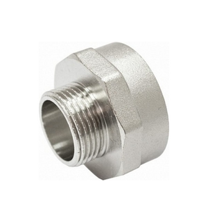 Переходник 1 1/2" x 1" в-н никелированный ТТ000013403 STI