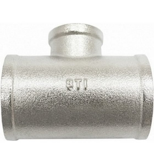 Тройник 3/4" х1/2" х3/4" никелированный 0000003566 STI