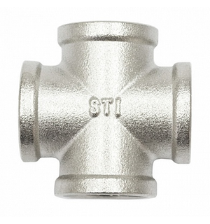 Крестовина 3/4" никелированная ТТ000013411 STI