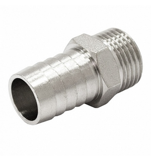 Штуцер для шланга 1/2" x 18 с НР никелированный ТТ000013408 STI