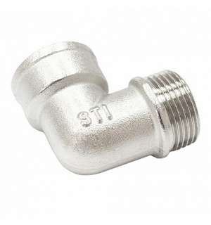Угольник 1/2" в-н никелированный 0000000767 STI