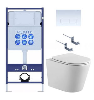 Унитаз с инсталляцией SET AQUATEK ВЕГА cmp-013 Aquatek
