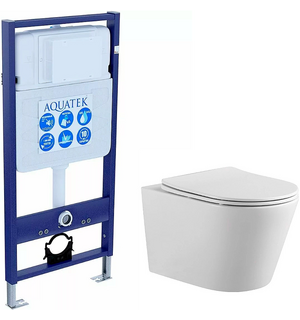 Унитаз с инсталляцией SET AQUATEK ВЕГА Aquatek