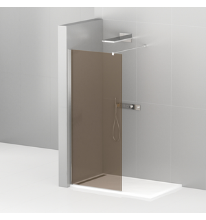 Душевая перегородка LIBERTA-L-1-100-120-BR-Cr Cezares