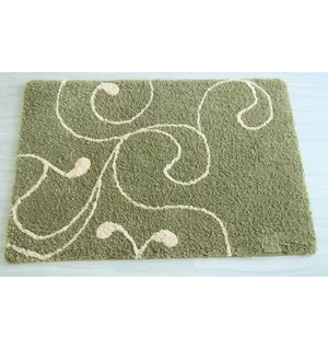 Коврик для ванной комнаты IDDIS Flower Lace, green 412M690I12