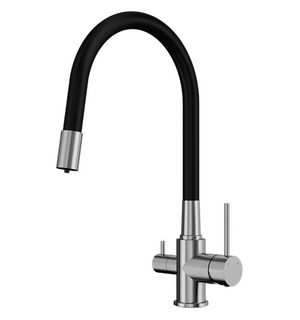 Смеситель для кухни 56F5216-Steel Elghansa