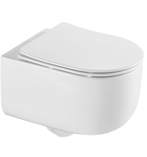 Унитаз подвесной безободковый  смыв Tornado SOFT-TOR BB084CH-TOR Belbagno