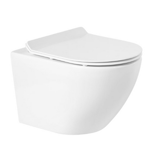 Унитаз подвесной безободковый  смыв Tornado SFERA-R BB046CH-TOR Belbagno