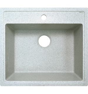 Кухонная мойка Litos 570х505х200 Светло серая сифон + герметик CS00078328 Azario