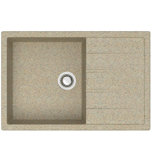 Кухонная мойка Vision 750x505x218 Песочная сифон + герметик CS00078340 Azario