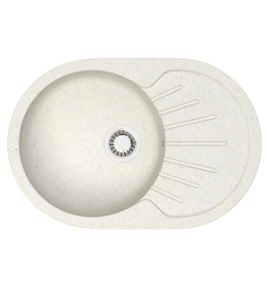 Кухонная мойка Flora 730x450x210 Хлопок сифон + герметик CS00079914  Azario