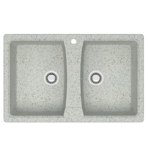 Кухонная мойка Elmas  780х500х190 Светло серая сифон + герметик CS00078335 Azario
