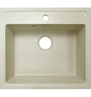 Кухонная мойка Litos  570х505х200 Бежевая сифон + герметик CS00078324 Azario