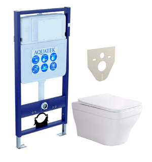 Унитаз с инсталляцией SET AQUATEK АМАДЕО Aquatek
