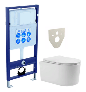 Унитаз с инсталляцией SET AQUATEK МИЯ Aquatek