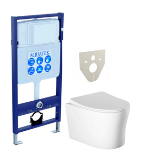 Унитаз с инсталляцией SET AQUATEK НИКА Aquatek
