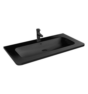 Раковина из искусственного камня  черный VCB-11600B Vincea