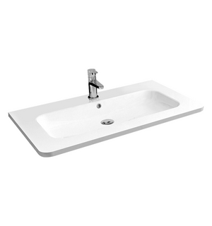 Раковина из искусственного камня  белый VCB-1RA800W Vincea