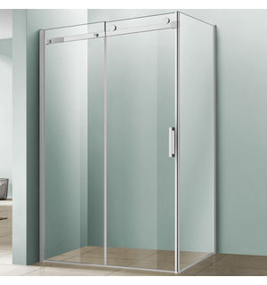 Душевой уголок Como Soft  130х100, хром, стекло прозрачное VSR-1CS1013CL Vincea
