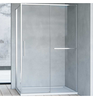 Душевой уголок Slim Soft  100х100, хром, стекло прозрачное VSR-1SS1010CL Vincea