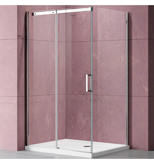 Душевой уголок Dice 160х100, хром, стекло прозрачное  VSR-4D1016CL Vincea