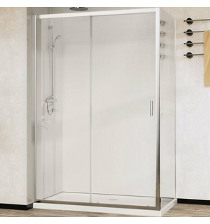 Душевой уголок City  120х90, хром, стекло прозрачное  VSR-5CT9012CL Vincea