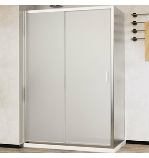 Душевой уголок City  120х90, хром, стекло текстурное VSR-5CT9012MT Vincea